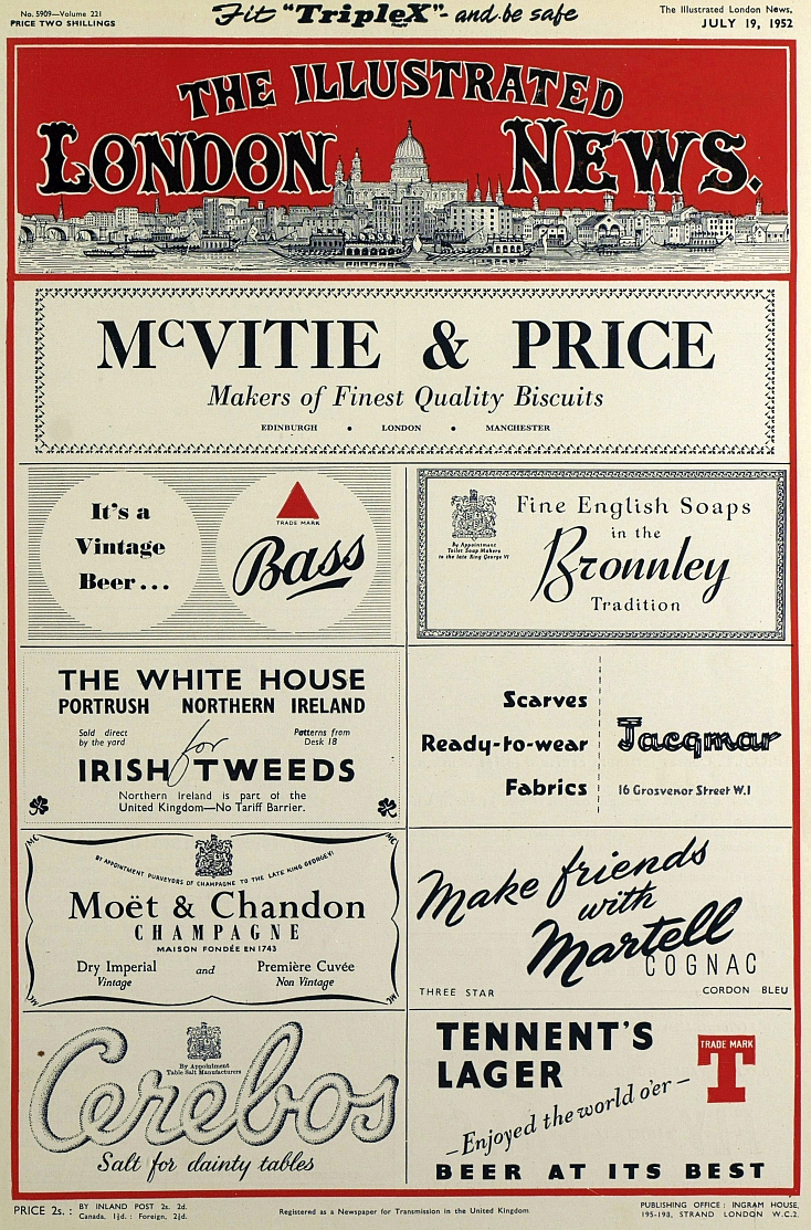 July 19 cover of adverts